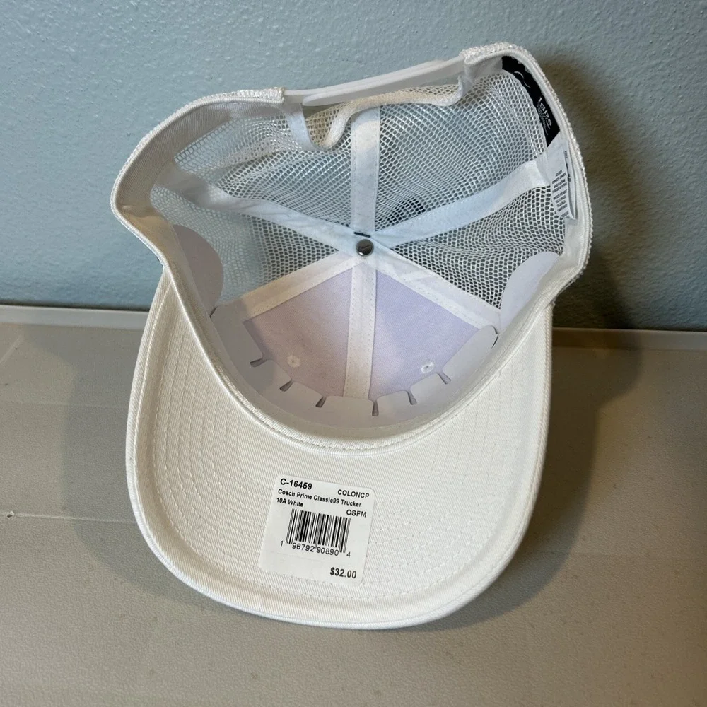 Nike Coach Prime Trucker Sideline Hat Classic 99 Cap Colorado Buffaloes White